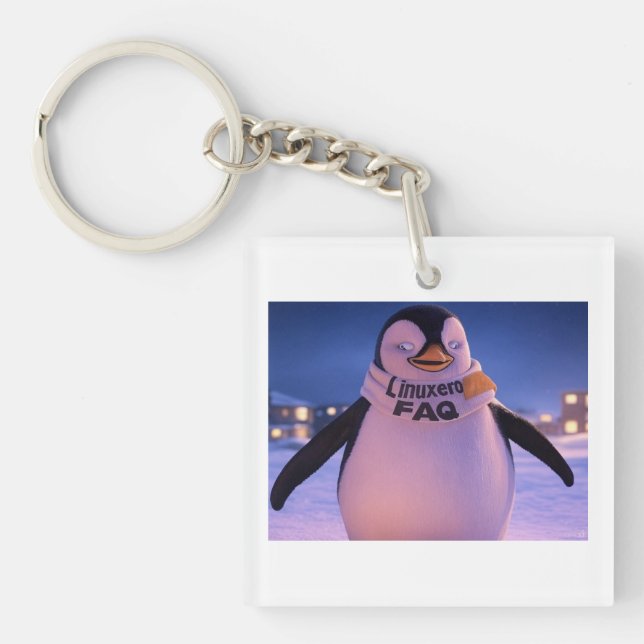 Llavero Preguntas frecuentes de Linuxeros (Frente)