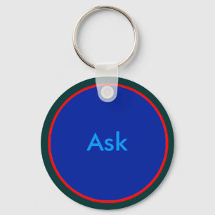 Llavero ¡Pregúntenle! UCreate Ask jGibney Zazzle