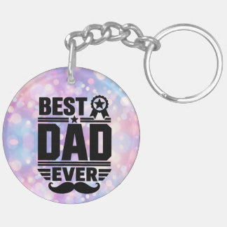 Llavero Premio Mejor Papá Ribbon Bigote Regalo 