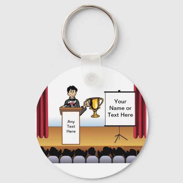 Llavero Premio personalizado - Personalizado masculino (Anverso)