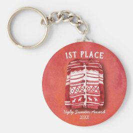 Llavero Premio Tacky de Suéter Feo