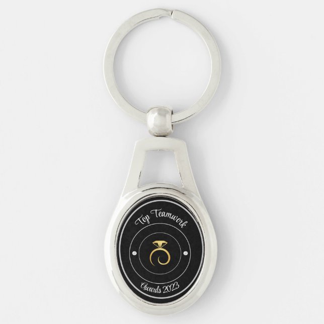 Llavero Premio Top Teamwork keychain. Editable. (Anverso)