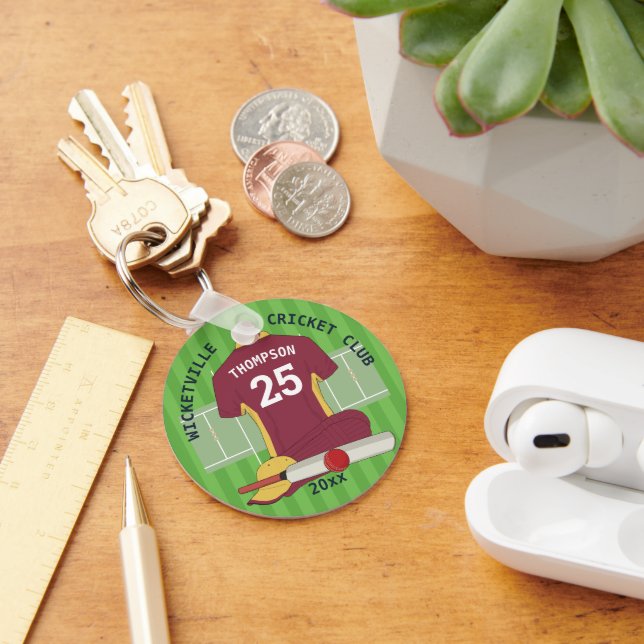 Llavero Premios del equipo de cricket club v4 (Escritorio )