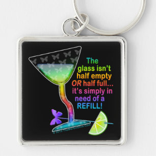 LLAVERO PREMIUM KEYCHAINS - VIDRIO MEDIO COMPLETO