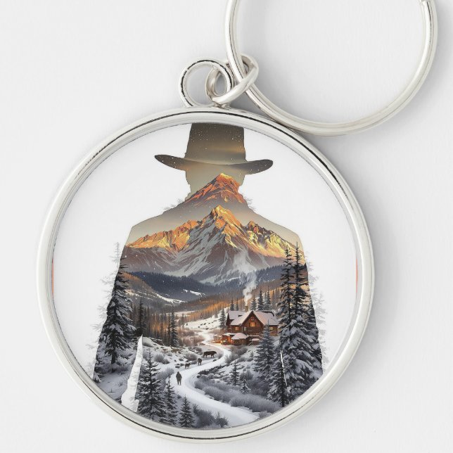 Llavero "Premium Metal Keychain – Sleek, Durable & Stylish (Frente)