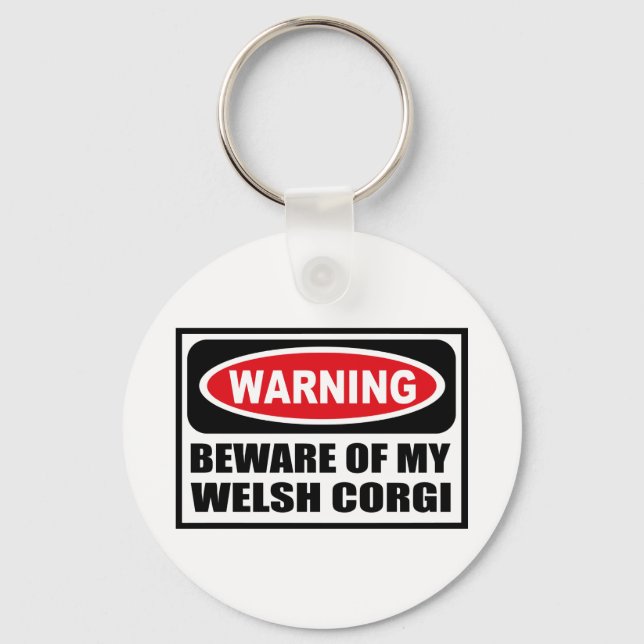 Llavero PREOCUPACIÓN DE LA BIENVENIDA DE MI CORGI Key (Anverso)