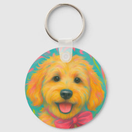 Llavero Preppy Golden Doodle