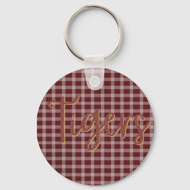 Llavero Preppy Tigers Key Chain (Anverso)
