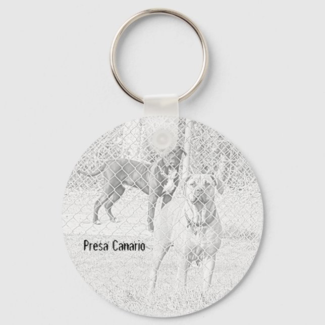 Llavero Presa Canario Keychain (Anverso)