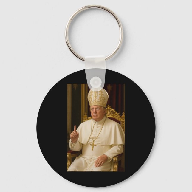 Llavero President Trump Pope 2025  (Anverso)