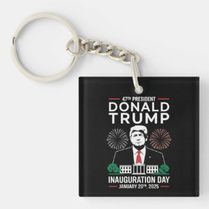 Llavero Presidente 47 D J Trump Día de Inauguración enero 