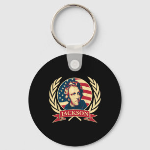 Llavero Presidente Andrew Jackson Conservador Americano