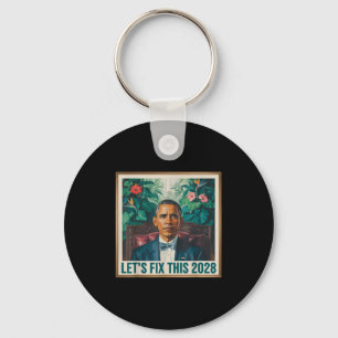 Llavero Presidente Barack Obama 2028 Rtrait Patriótico Dem