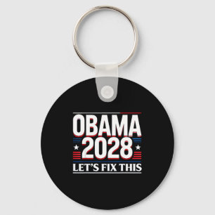 Llavero Presidente Barack Obama 2028 Rtrait Patriótico Dem