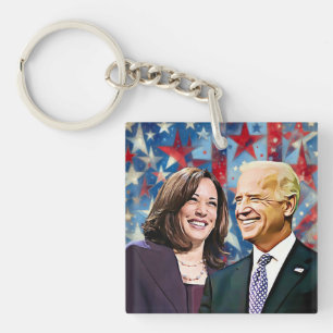 Llavero Presidente Biden y vicepresidente Harris 2024