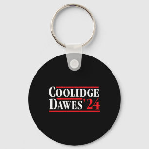 Llavero Presidente Calvin Coolidge 1924 - Retro 4 De Julio