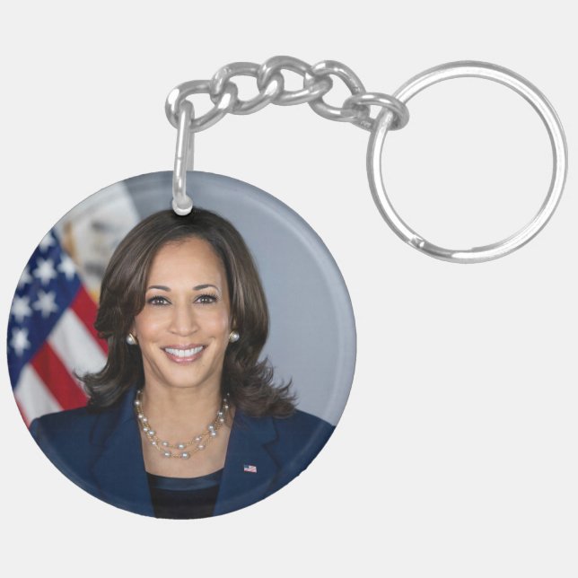 Llavero Presidente Candidato Kamala Harris US 2024 (Izquierda Bajo)