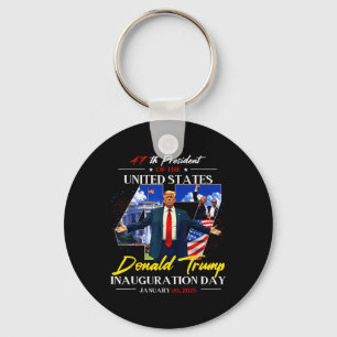 Llavero Presidente Donald Trump Inauguración Día 2025 47