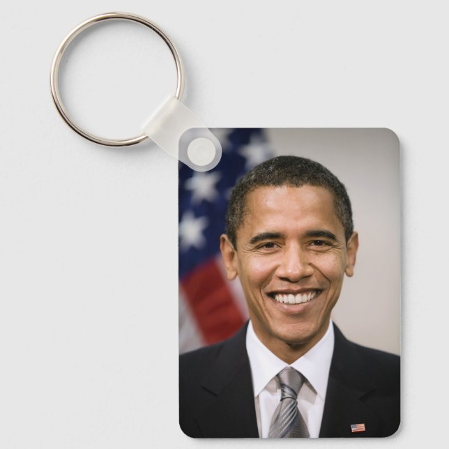 Llavero Presidente electo estadounidense Barack Obama (Anverso)