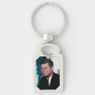 Llavero Presidente estadounidense John F. Kennedy en la Of