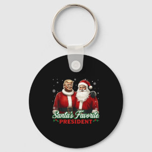 Llavero Presidente Favorito De Santa Navidad Lindo Trump H