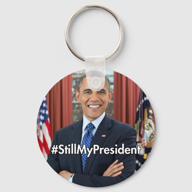 Llavero Presidente Obama: Aún mi Keychain presidencial (Anverso)