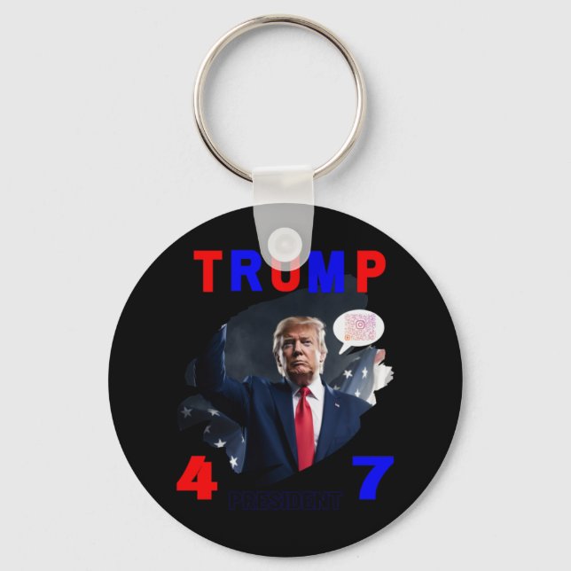 Llavero Presidente Trump #47 (Anverso)