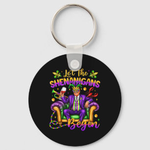 Llavero Presidente Trump Mardi Gras Gracioso Dejemos Que S