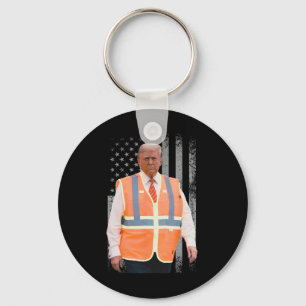 Llavero Presidente Trump, trabajador de camiones de basura