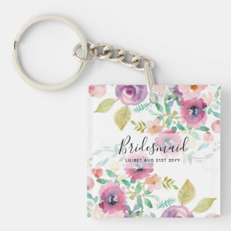 Llavero PRESUPUESTO Novia Novia Regalos Florales Rosa