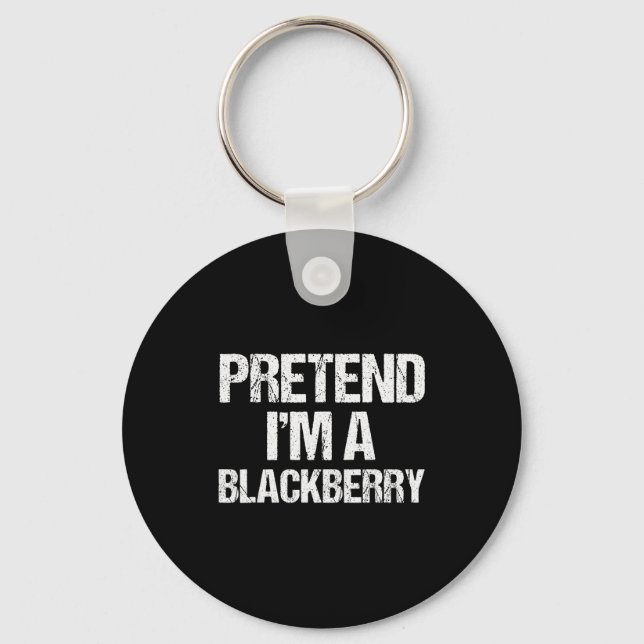 Llavero Pretend I'm A Blackberry Funny Lazy Halloween Cost (Anverso)