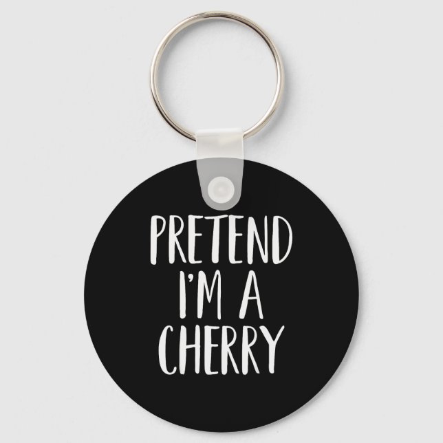 Llavero Pretend I'm A Cherry Family Women Men Kids Hallowe (Anverso)