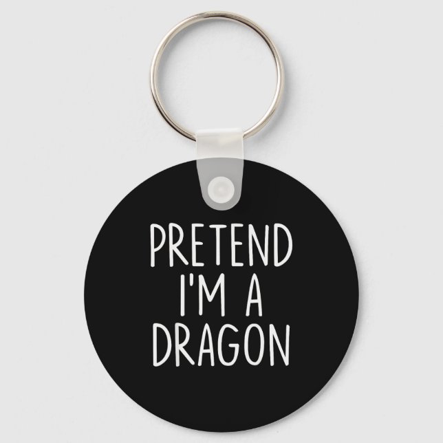 Llavero Pretend I'm A Dragon Halloween Couples Costume Mat (Anverso)