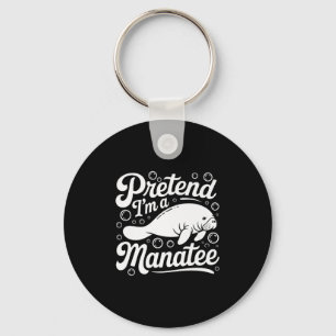 Llavero Pretendan Que Soy Un Manatee Halloween Vestidos Ho