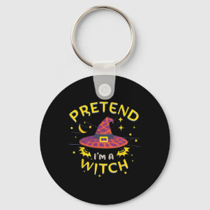 Llavero Pretende que soy un disfraz de Halloween fantasma