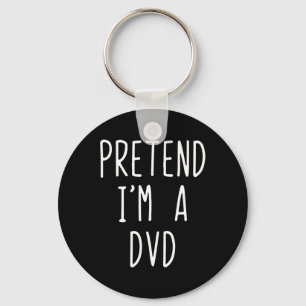 Llavero Pretende que soy un Dvd Costume Halloween Funny La