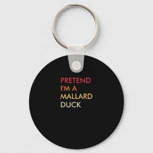 Llavero Pretende Que Soy Un Pato Mallard Perezoso De Hallo