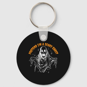 Llavero Pretende que soy un tímido fantasma de Halloween d