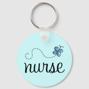 Llavero Pretty Blue Nurse Keychain