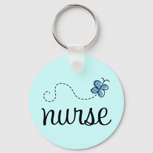 Llavero Pretty Blue Nurse Keychain (Anverso)