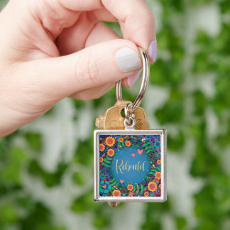 Llavero Pretty Floral Rebuild Inspirivity Keychain
