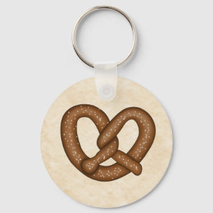 Llavero Pretzel con la cadena de teclas Bkgd Beige