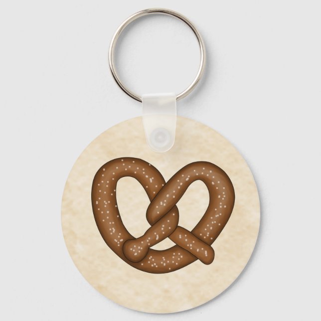 Llavero Pretzel con la cadena de teclas Bkgd Beige (Anverso)
