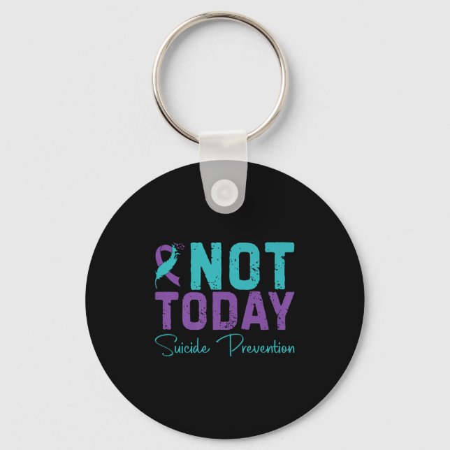 Llavero Prevención de suicidio Not Today Premium  (Anverso)