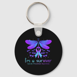 Llavero Prevención del suicidio Conciencia Mariposa Sin Hi