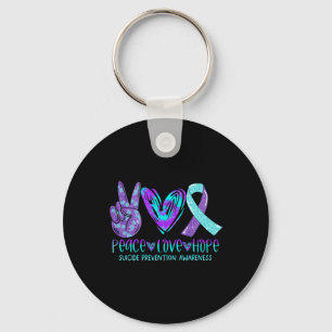 Llavero Prevención del suicidio Conciencia Paz Amor Espera