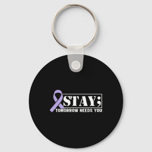 Llavero Prevención del suicidio Sensibilización Permanecer