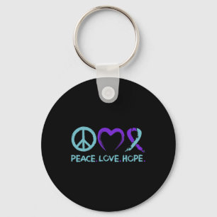 Llavero Prevención suicida Conciencia Paz Esperanza