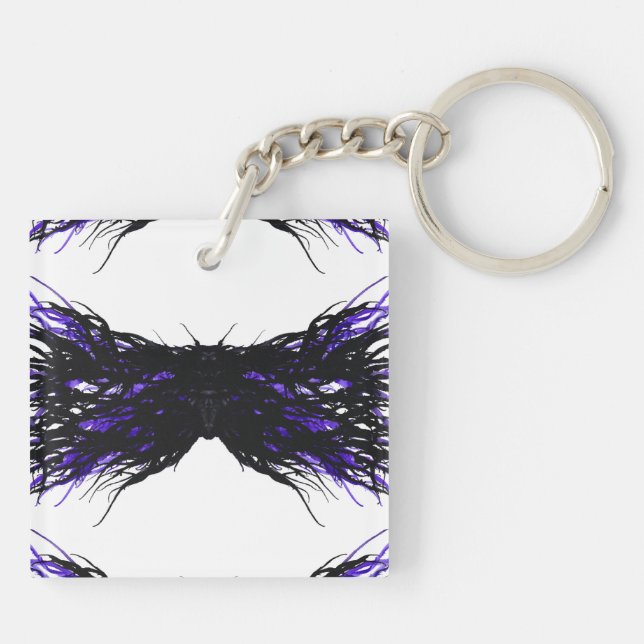 Llavero Pride Abstract 7 Deadly Sins Alcohol Ink Art (Atrás)