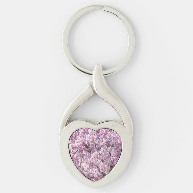 Llavero Primavera de flores de cerezo (Anverso)